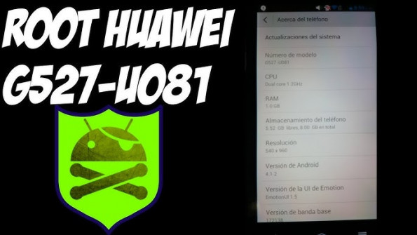 Huawei ascend g527 u081 android root  -  updated May 2024