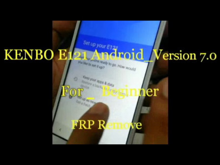 Kenbo e121 android root  -  updated May 2024