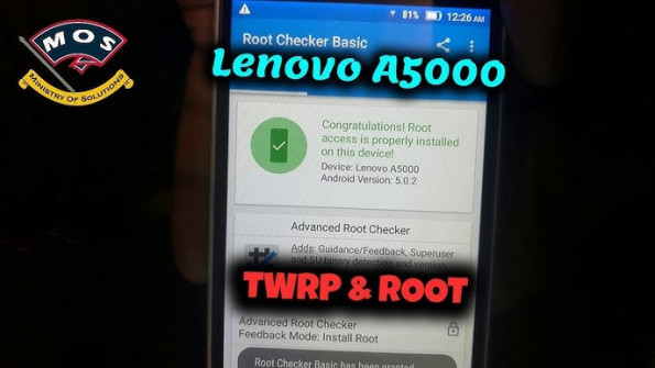 Lenovo a5000 android root  -  updated April 2024
