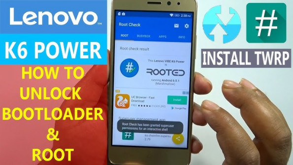 Lenovo vibe k6 power k33a42 android root  -  updated March 2024