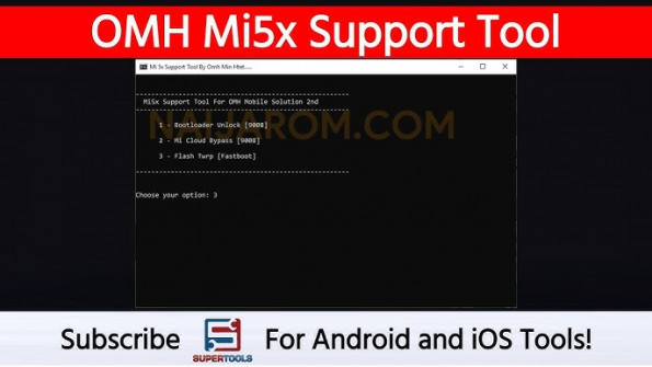 Omh mi5x support tool android root  -  updated May 2024