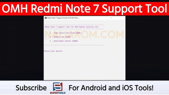 Omh redmi note 7 support tool android root  -  updated May 2024