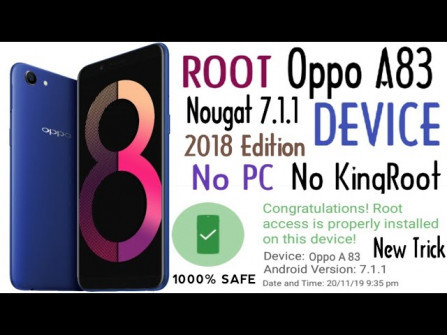 Oppo a83 android root  -  updated April 2024