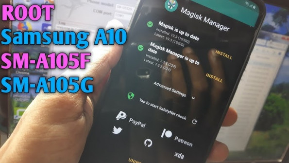 Samsung galaxy a10 sm a105g android root  -  updated May 2024
