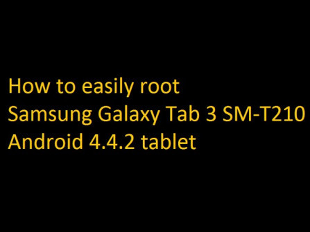 Samsung sm t2105 android root  -  updated May 2024