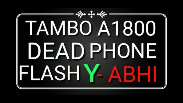 Tambo a1800 android root  -  updated April 2024